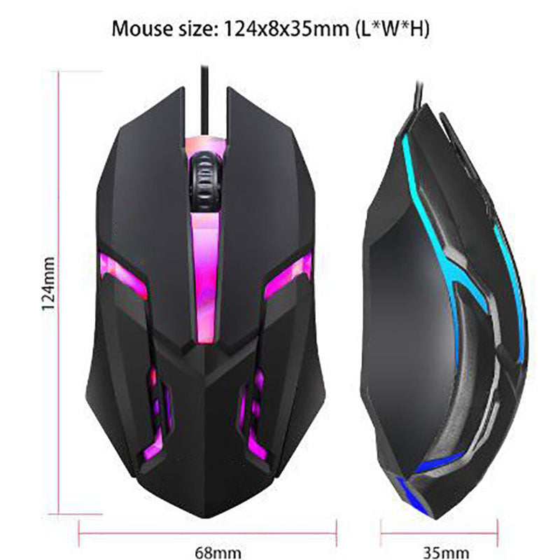 Wired Mouse for Computer Office Gaming