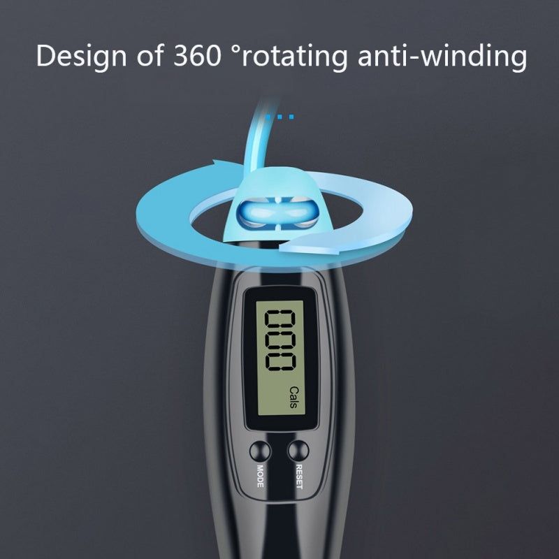 Cordless Jump Rope Smart Electronic Digital wireless Calorie Count Fitness