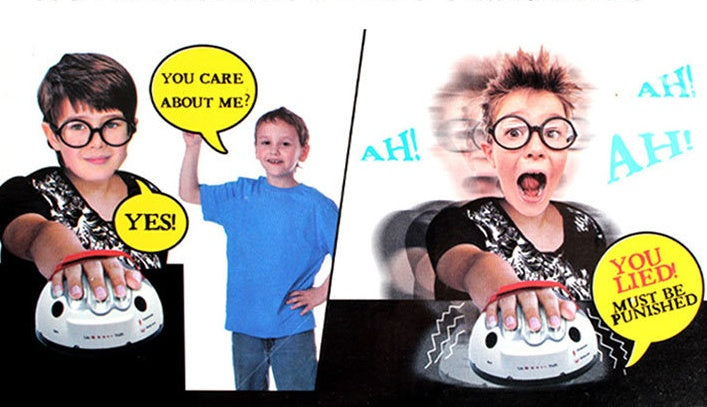 Mini Electric Shock Lie Detector Polygraph