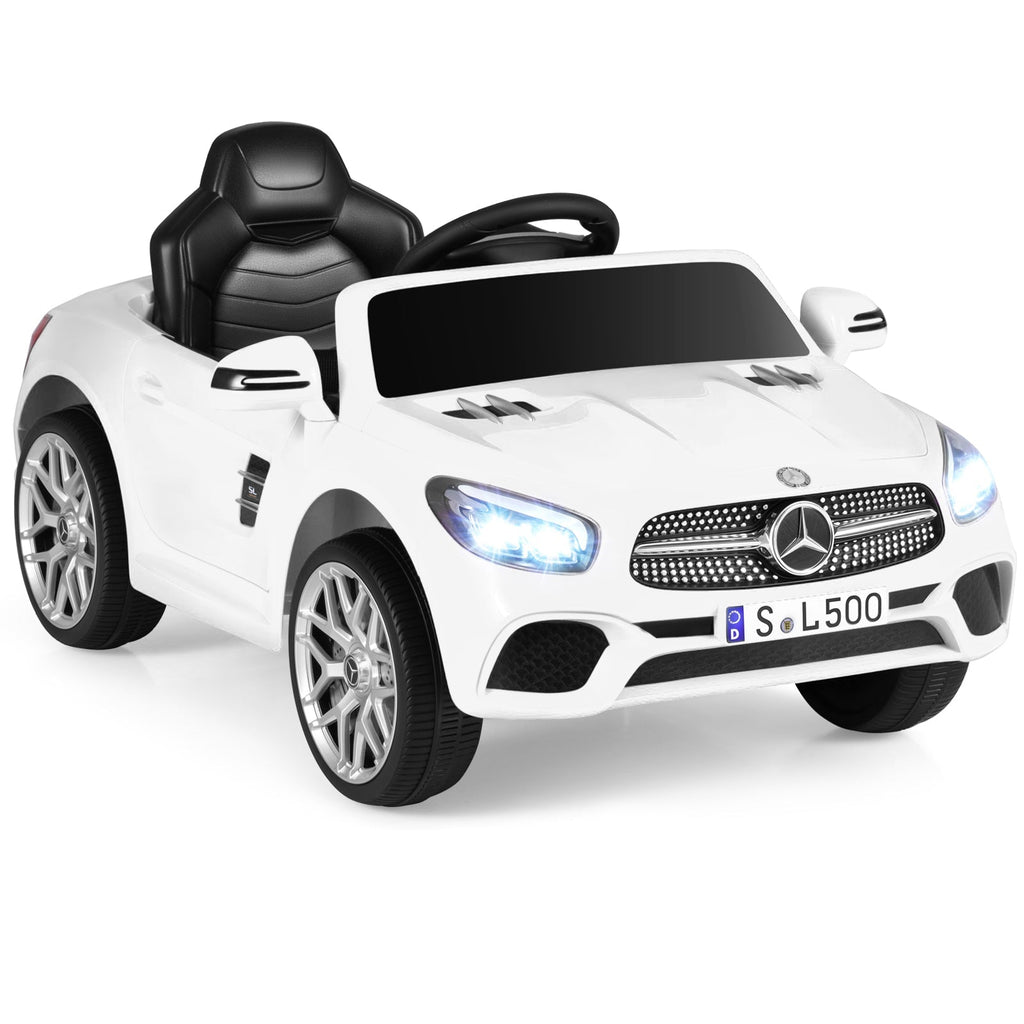 Licensed 12V Mercedes-Benz Kids Ride-On Car with Remote