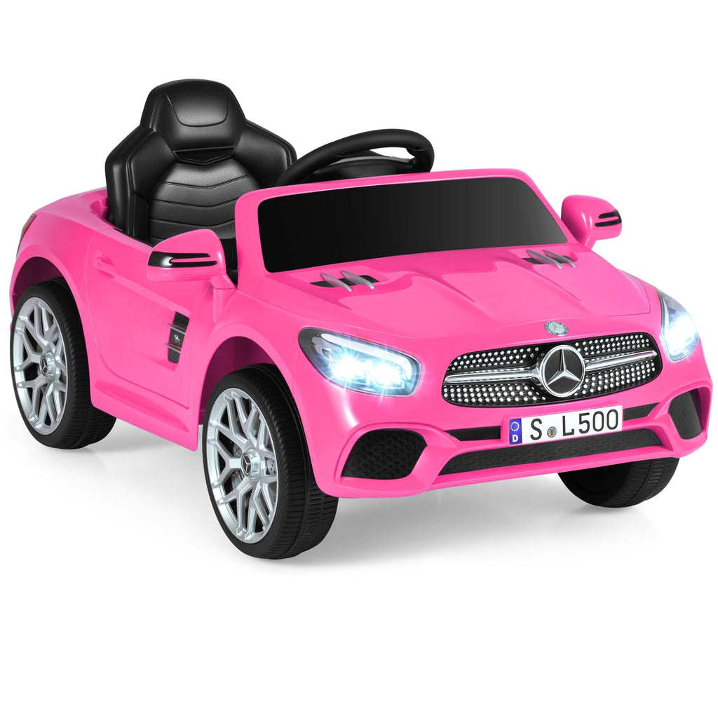 Licensed 12V Mercedes-Benz Kids Ride-On Car with Remote