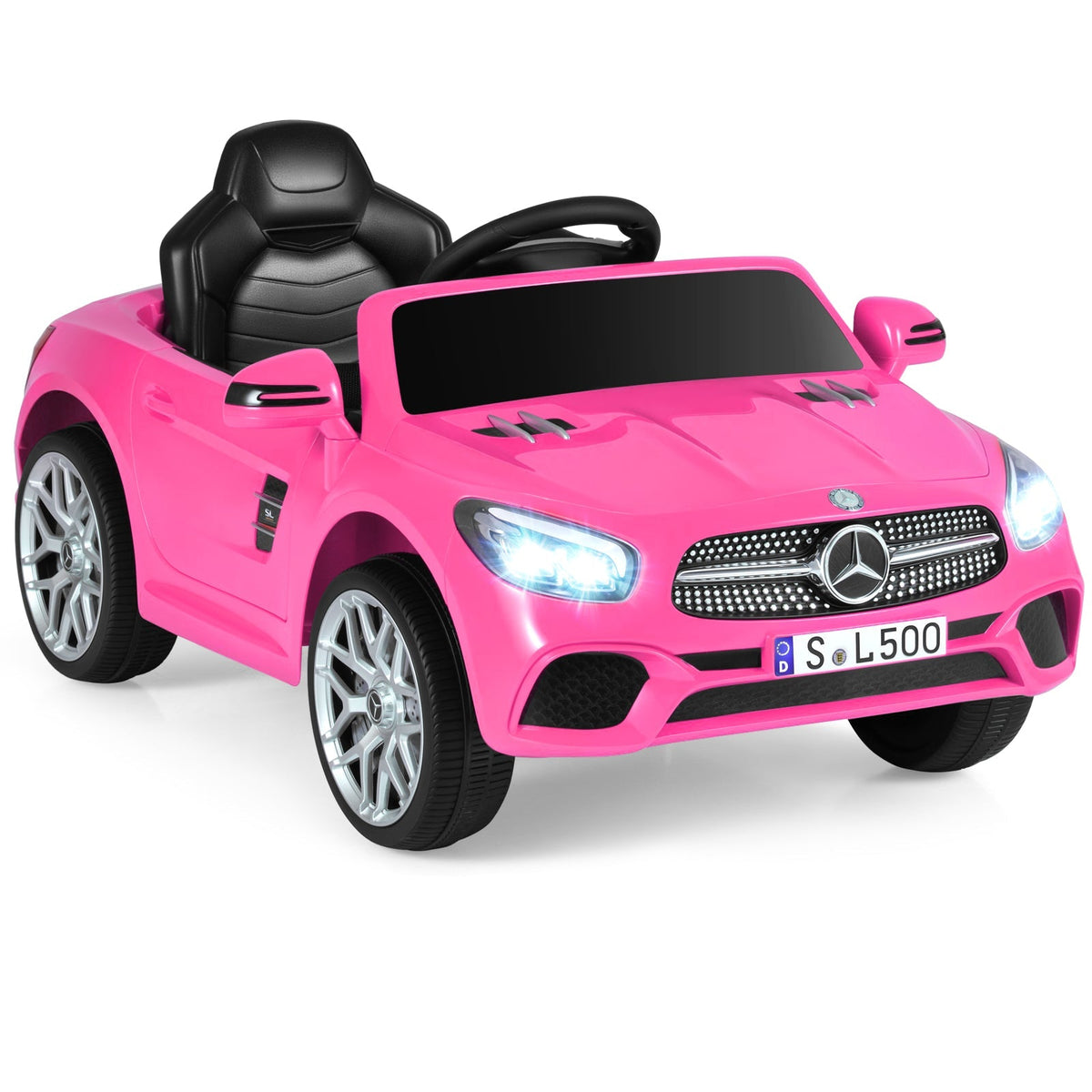 Licensed 12V Mercedes-Benz Kids Ride-On Car with Remote