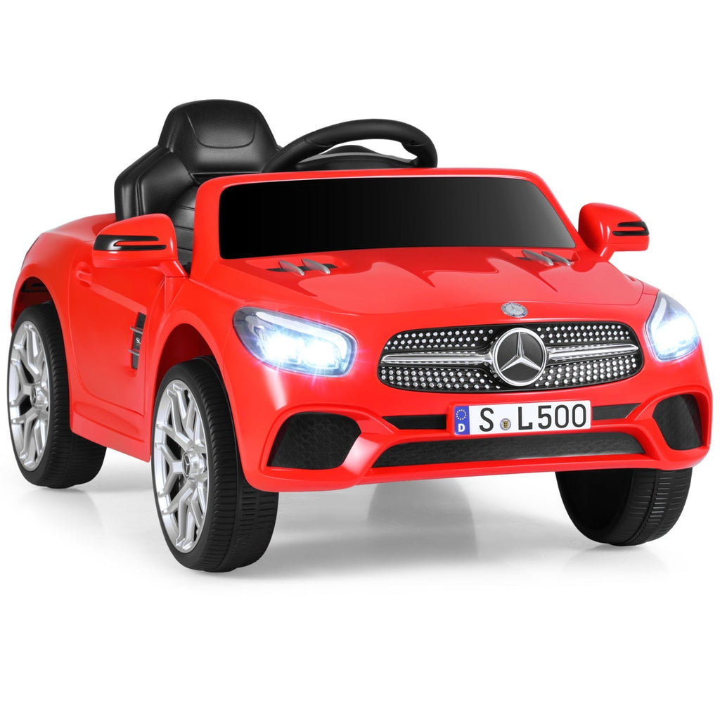 Licensed 12V Mercedes-Benz Kids Ride-On Car with Remote