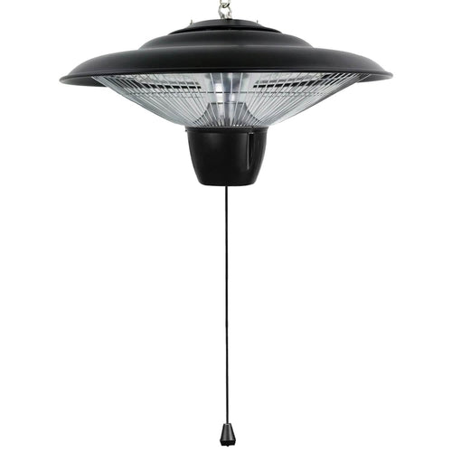 Outdoor Hanging Patio Ultra-Quiet Electric Heating Lamp 1500W