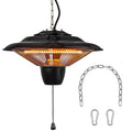 Outdoor Hanging Patio Ultra-Quiet Electric Heating Lamp 1500W