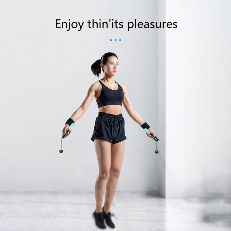 Cordless Jump Rope Smart Electronic Digital wireless Calorie Count Fitness