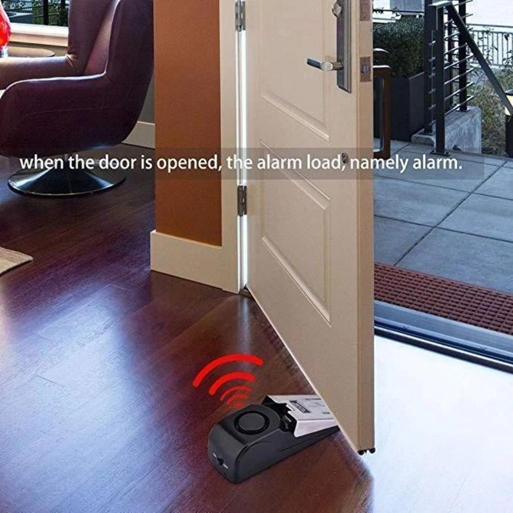 Electronic Wedge Door Stop Burglar Alarm — Hotel & Travel Security