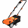 13 Inch 12 Amp Electric Scarifier with Collection Bag and Removable Blades