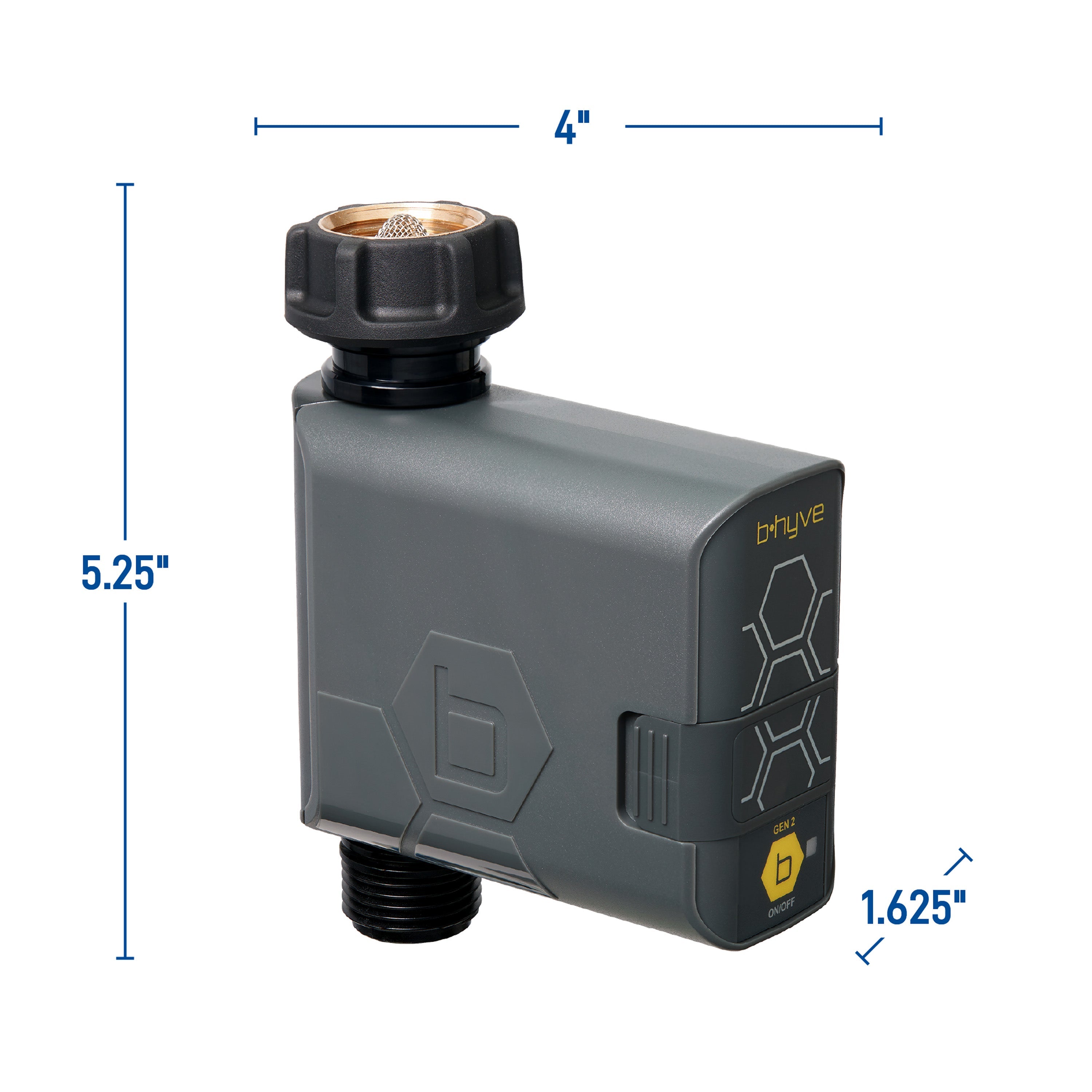 B-hyve Bluetooth 1-Outlet Hose Faucet Timer 21205