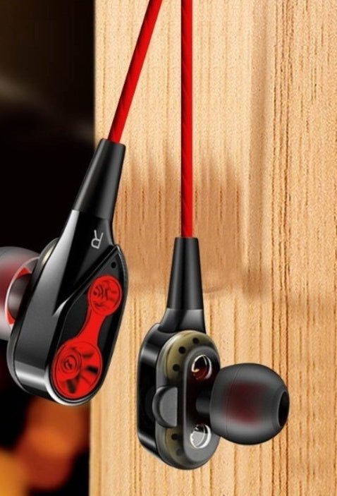 Wired In-Ear Earbuds with Microphone