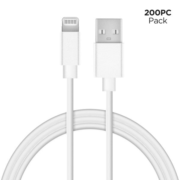 Lot of 200 Apple Lightning Cables 3ft