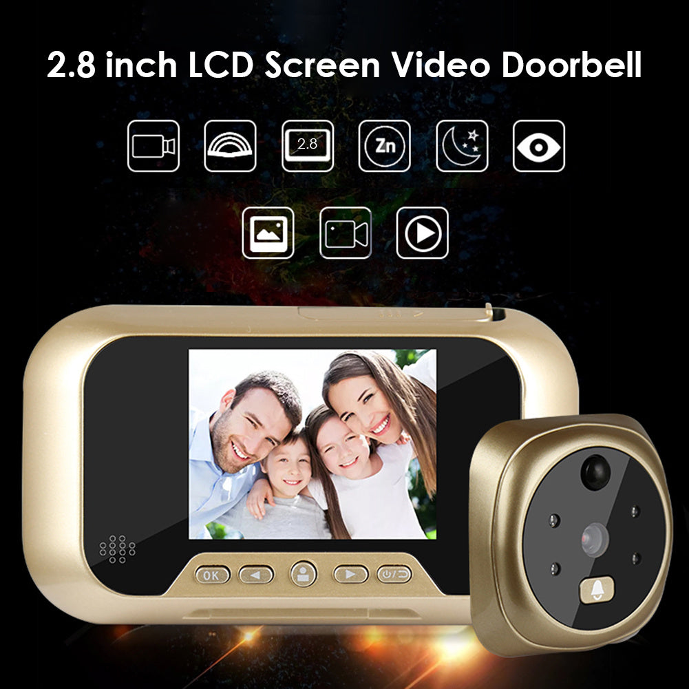 2.8" Video Doorbell Viewer with Infrared Night Vision