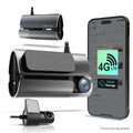 Front & Rear Dash Cam Lane Impact Collision Alerts Tracking Recording