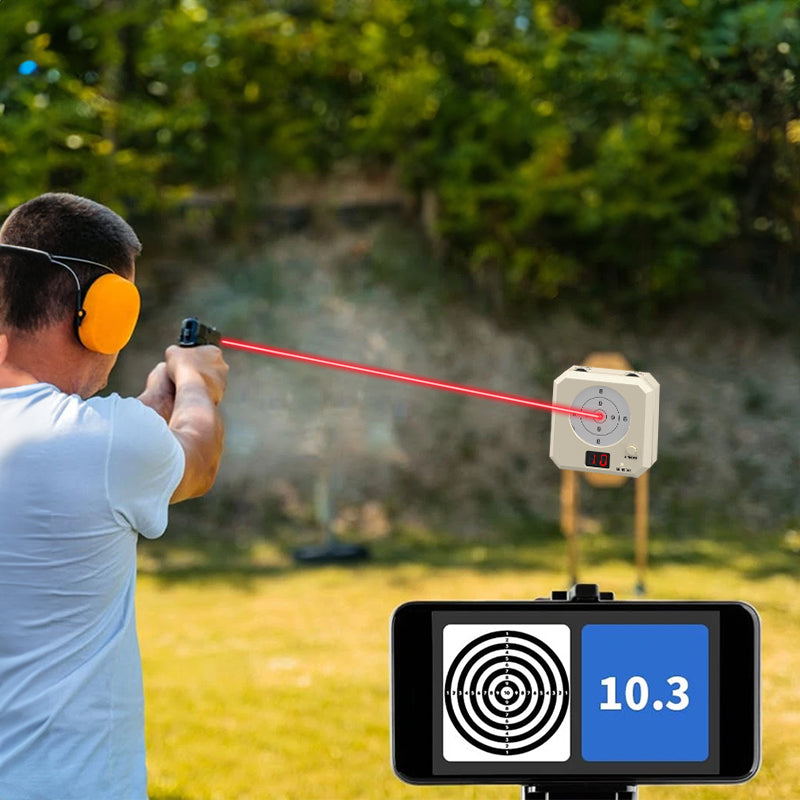 9mm Laser Training Kit with Dry Fire Cartridge USB Rechargeable Target