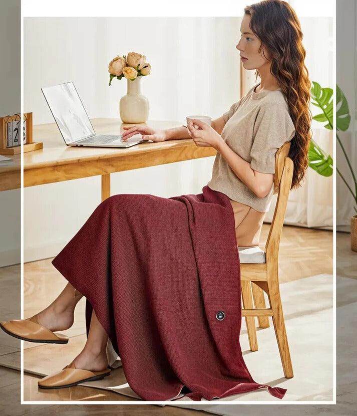 CozyGlow USB Electric Heated Poncho Wrap