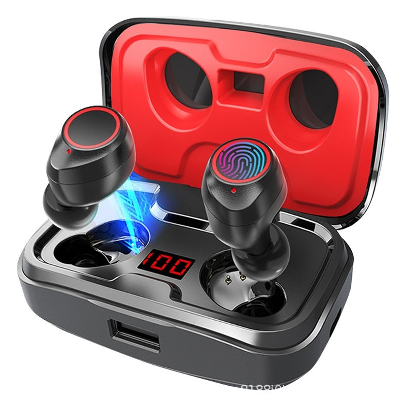Earbuds Wireless Finger Touch Headset Stereo Noise Cancelling