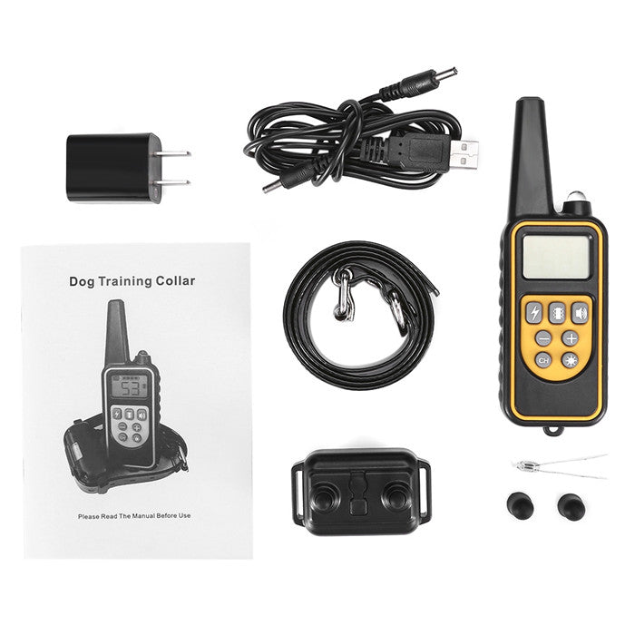 Electric Dog Training Collar Anti-barking Device 2,625 ft range