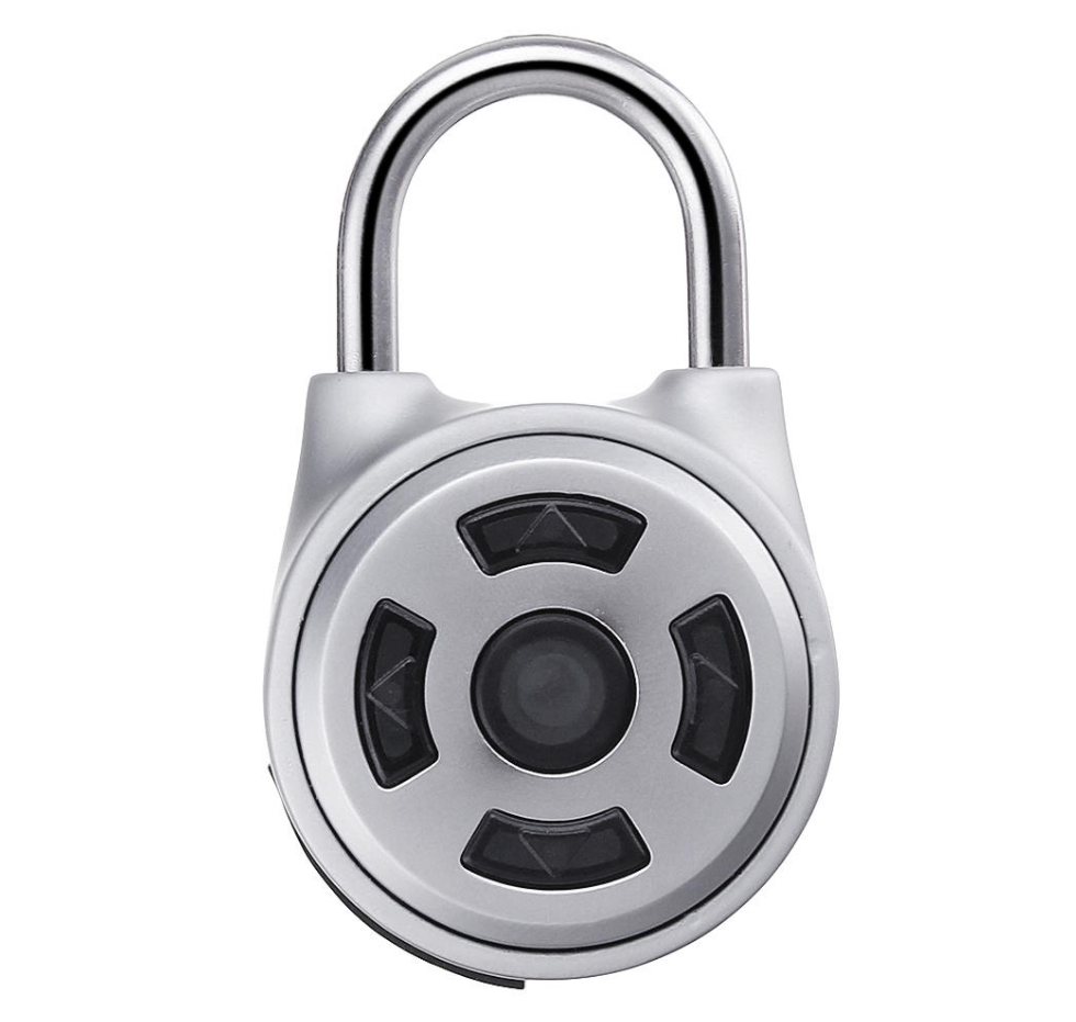 Smart Padlock with Fingerprint, Password & Bluetooth Control