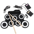 Portable Roll-Up Electronic Drum Set with 7 Pads