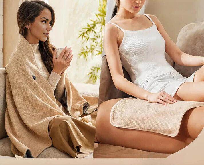 CozyGlow USB Electric Heated Poncho Wrap