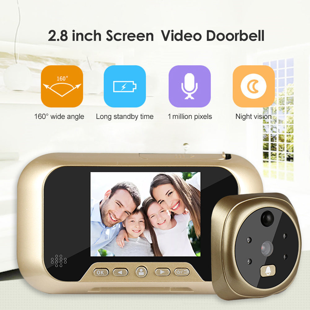 2.8" Video Doorbell Viewer with Infrared Night Vision