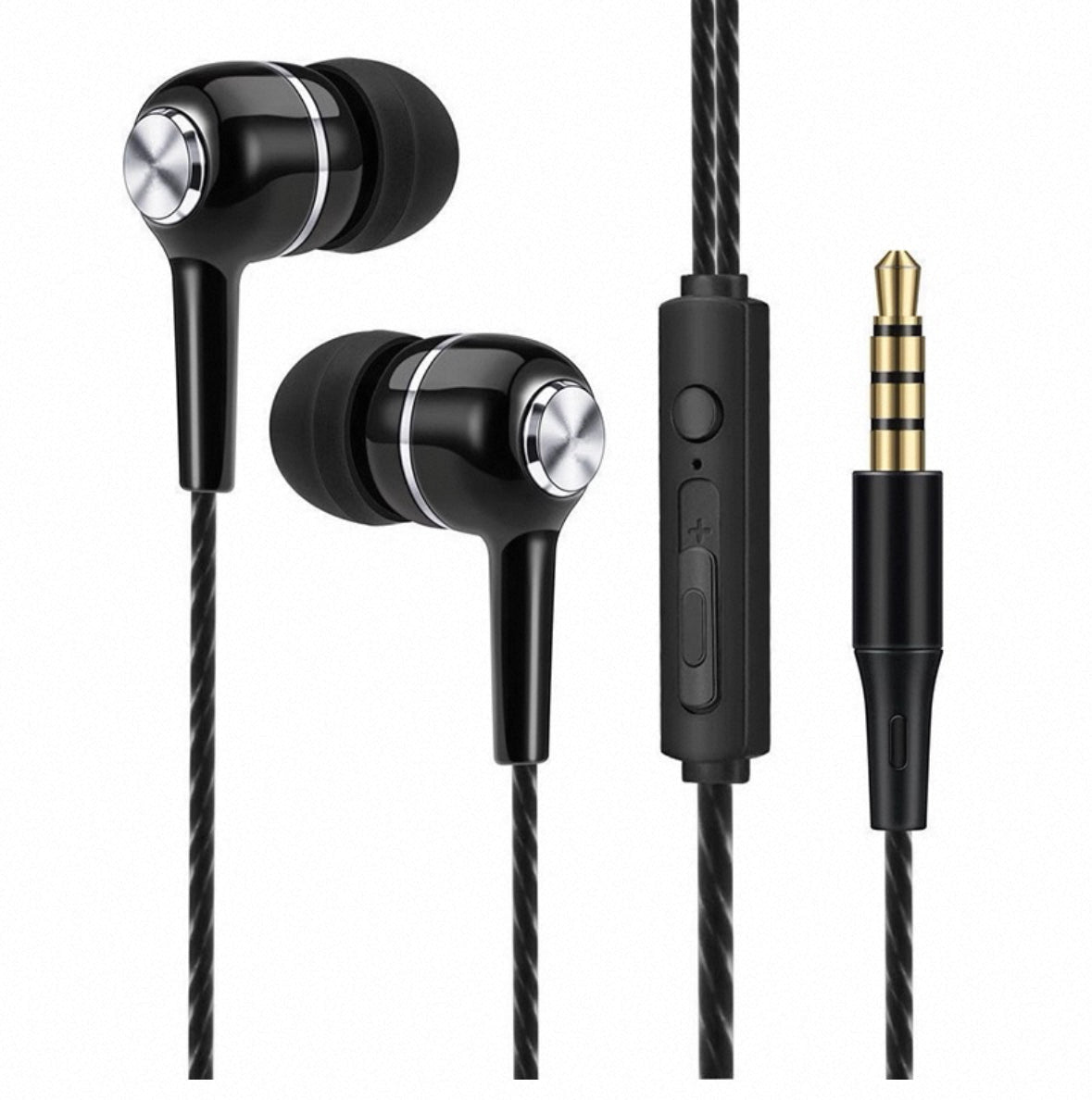 Long Cord In-Ear Bass Headphones