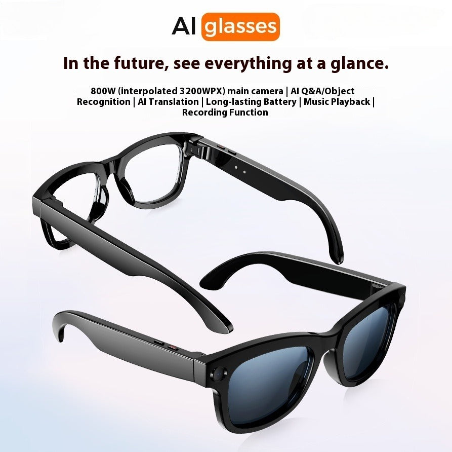 AI Smart Object Recognition Language Translation Glasses