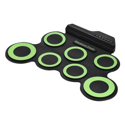 Portable Roll-Up Electronic Drum Set with 7 Pads