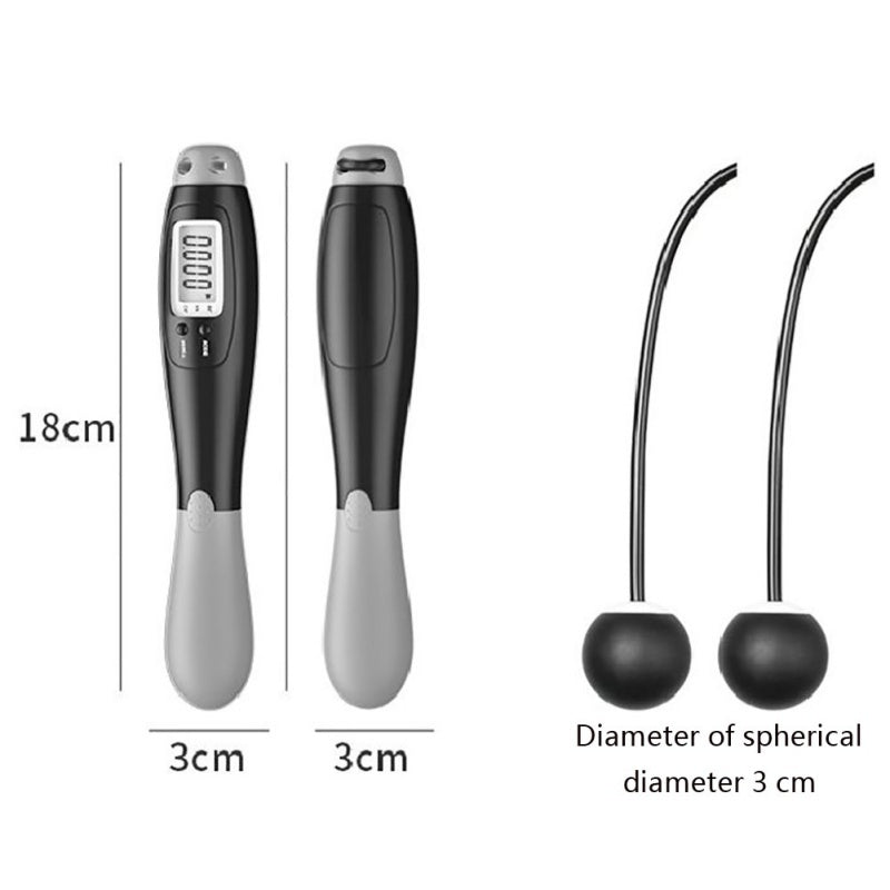 Cordless Jump Rope Smart Electronic Digital wireless Calorie Count Fitness