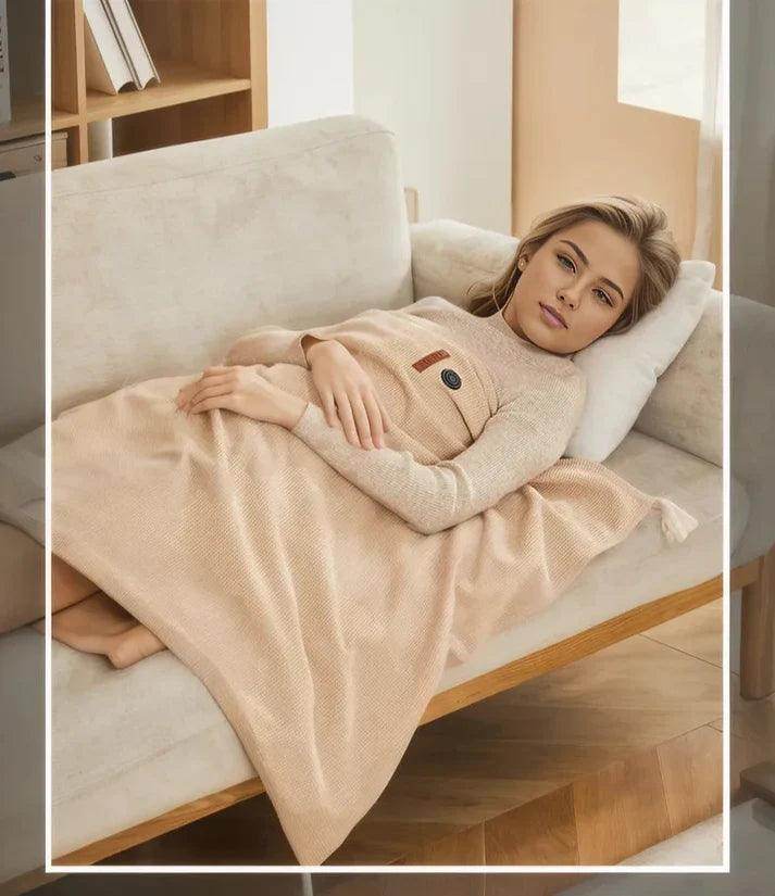 CozyGlow USB Electric Heated Poncho Wrap