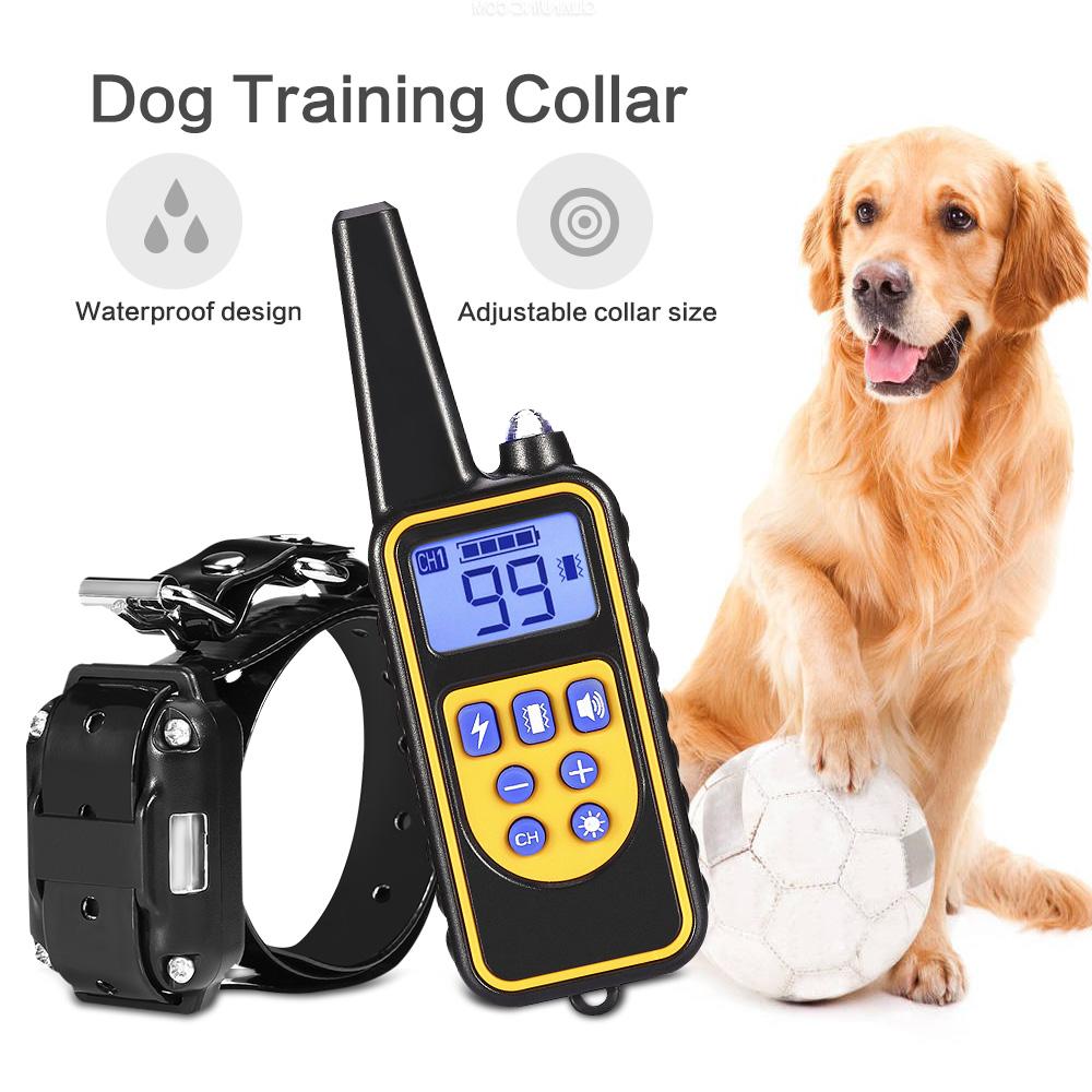 Electric Dog Training Collar Anti-barking Device 2,625 ft range