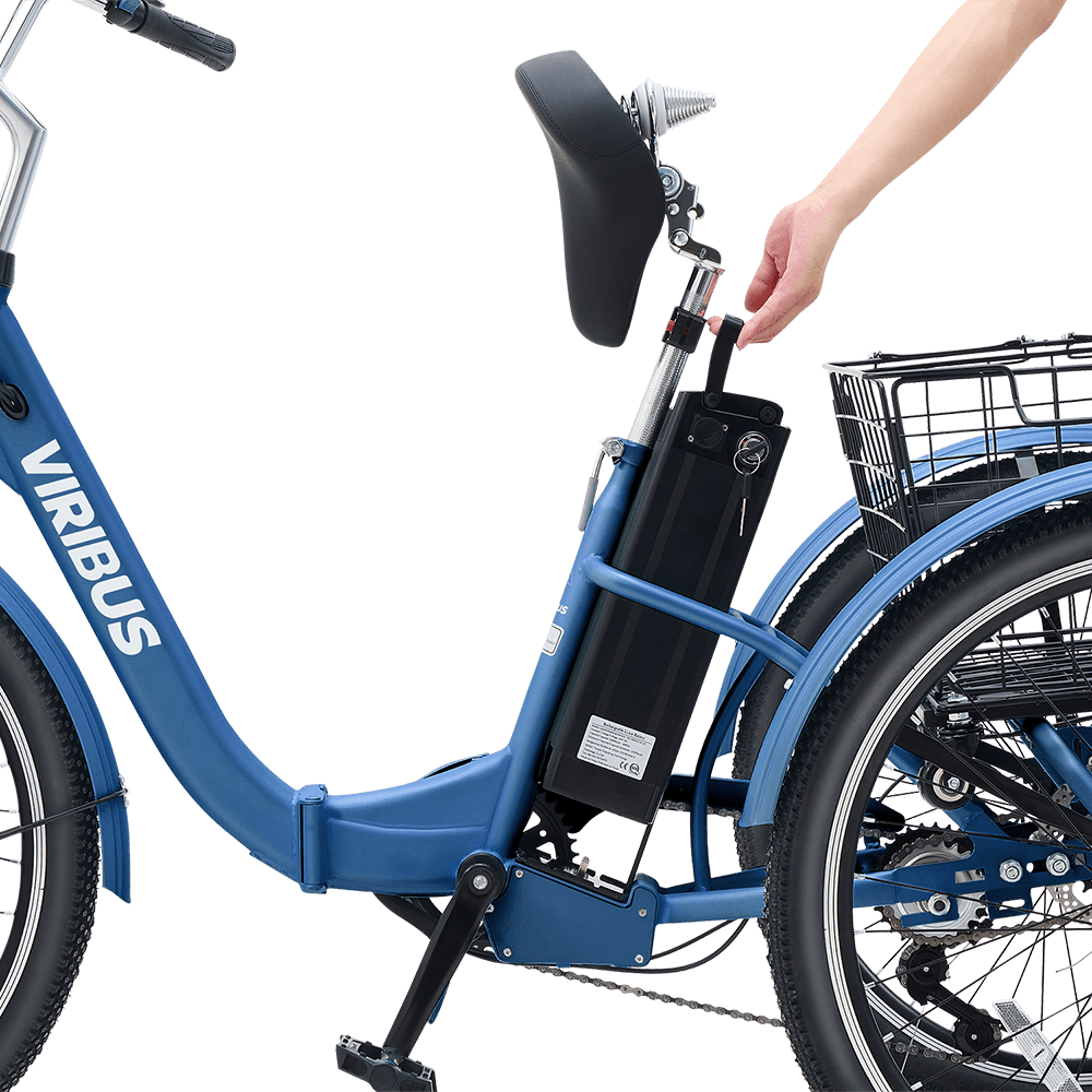 Folding Electric Tricycle Adult  Battery Power