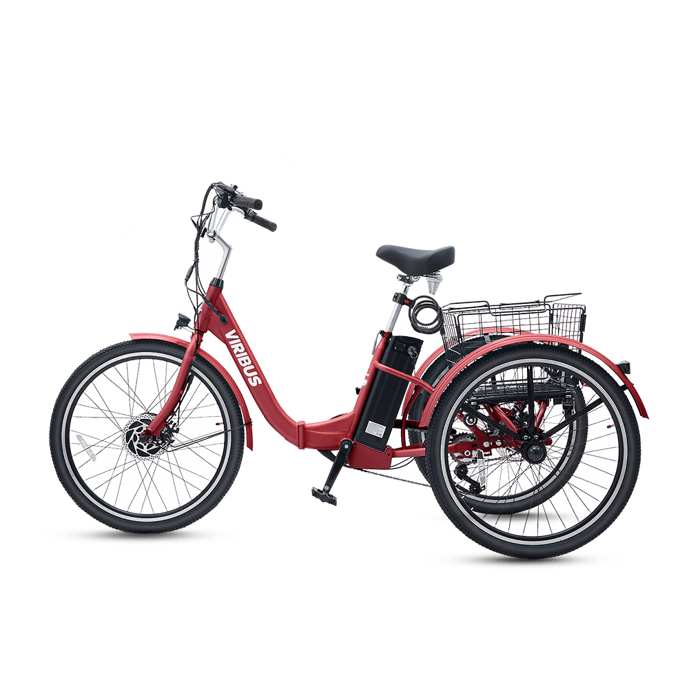 Folding Electric Tricycle Adult  Battery Power