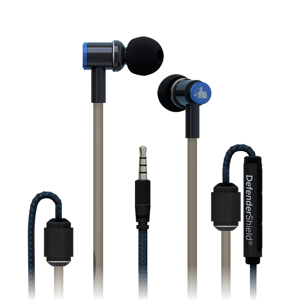 DefenderShield® EMF Radiation-Free Earbuds Air Tube Stereo Headphones