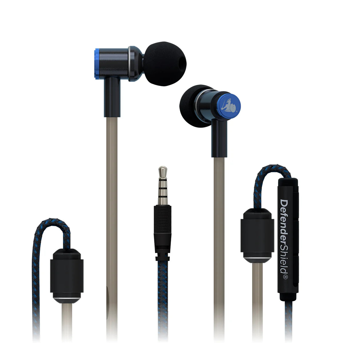 DefenderShield® EMF Radiation-Free Earbuds Air Tube Stereo Headphones