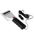 Electric Heated Car Window Ice Scraper Remover w/Squeegee