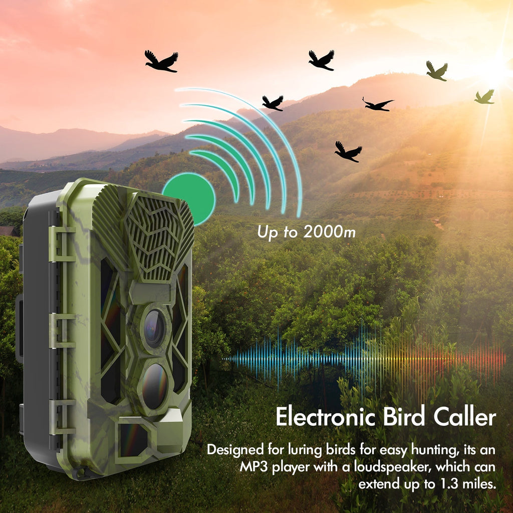 Electronic Trail Camera Animal Caller Attract, record, monitor animals