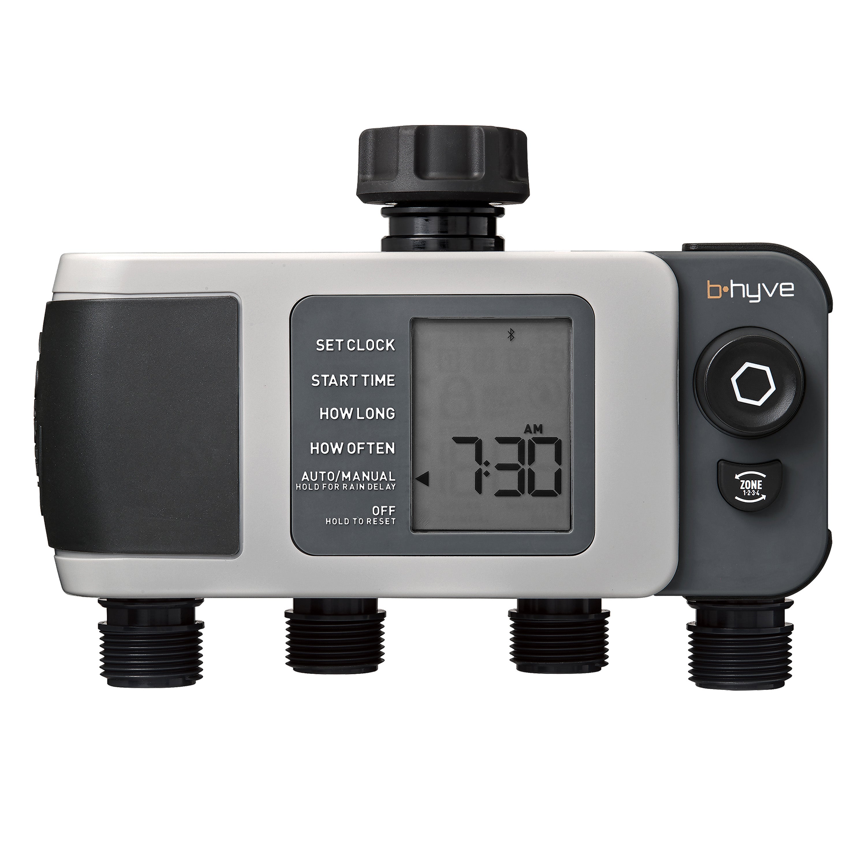 B-hyve XD Bluetooth 4-Outlet Hose Faucet Timer