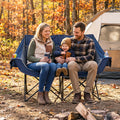 Heated Double Camping Chair with 4 Zones, 660 lb Limit