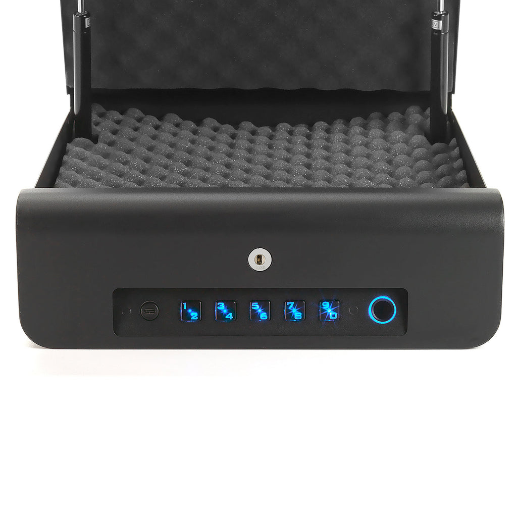 Portable Safe Opens w Fingerprint or Key