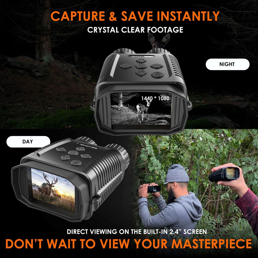 Night Vision Mini Digital Binoculars photo video infrared technology