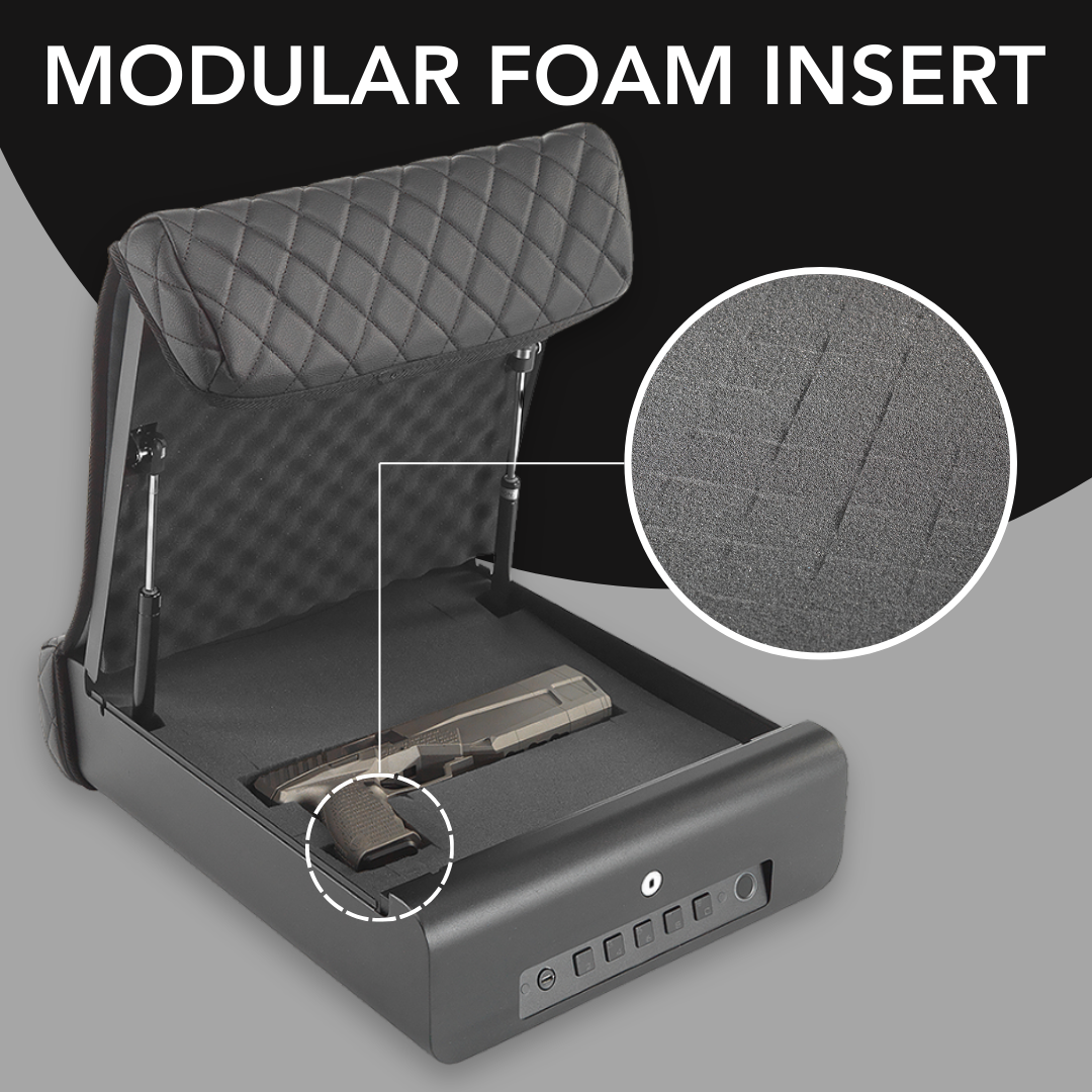 Portable Safe Opens w Fingerprint or Key