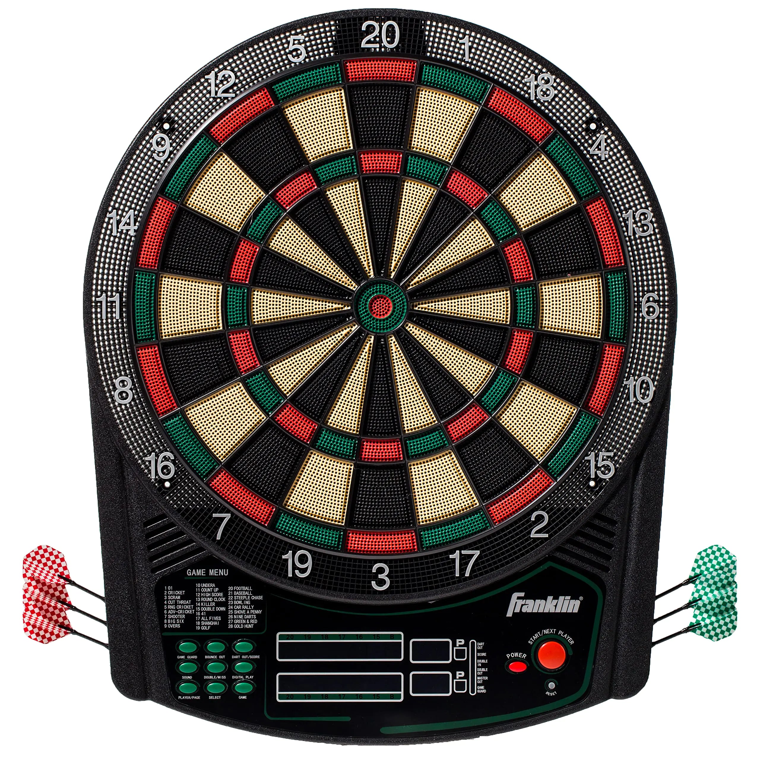 Electronic Dart Board Set 28 different games Digital Scoreboard Soft Tip Darts