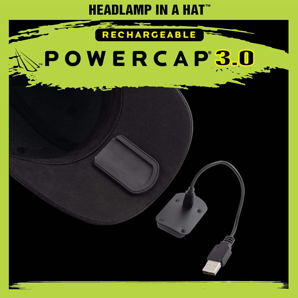POWERCAP 3.0 Rechargeable LED Lighted Headlamp Hat