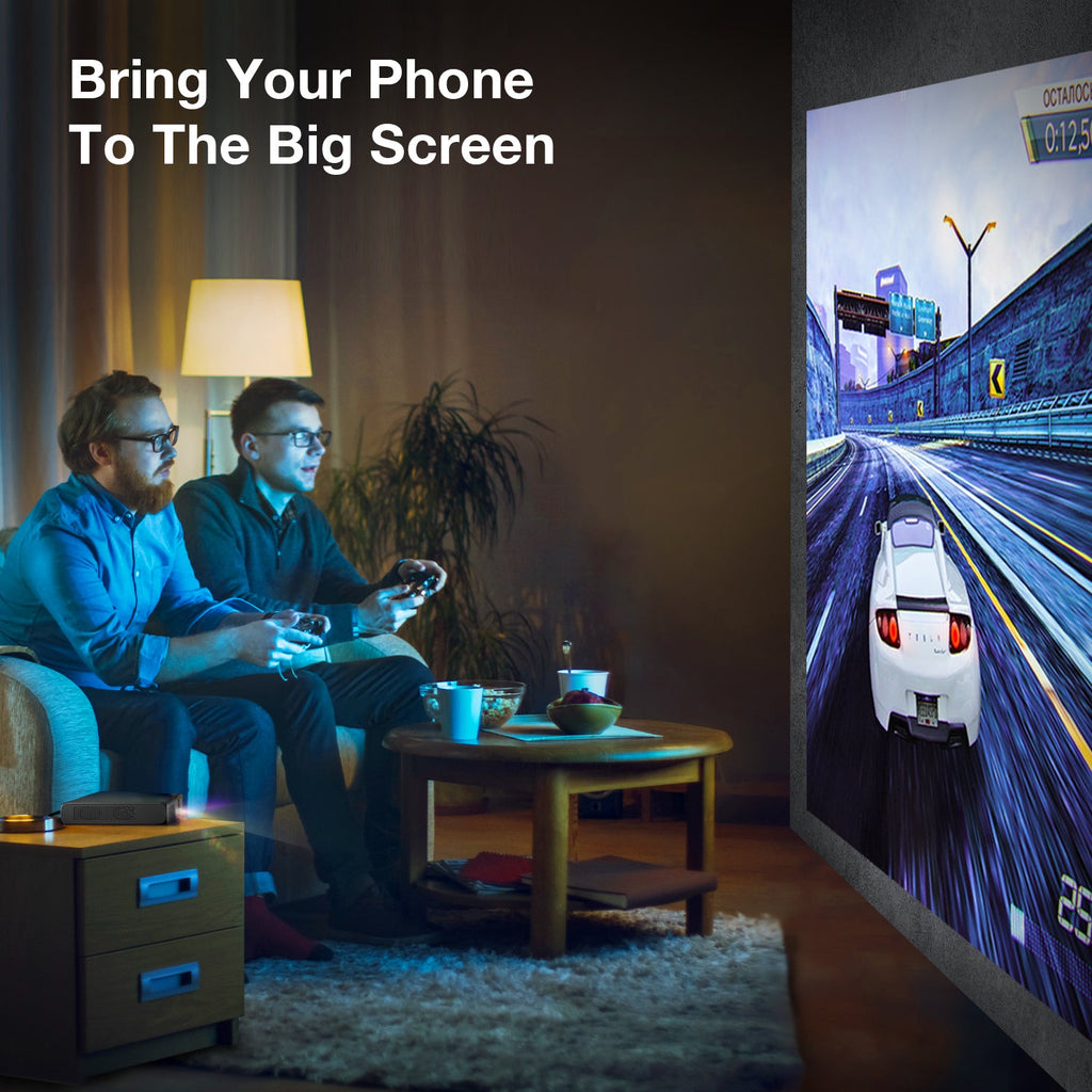 Smart Home Projector HD Autofocus with 3D Support