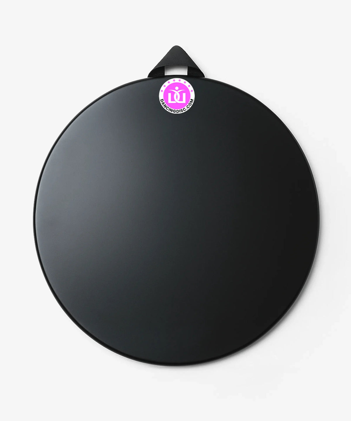 A round black dancing disc for dance training and practice