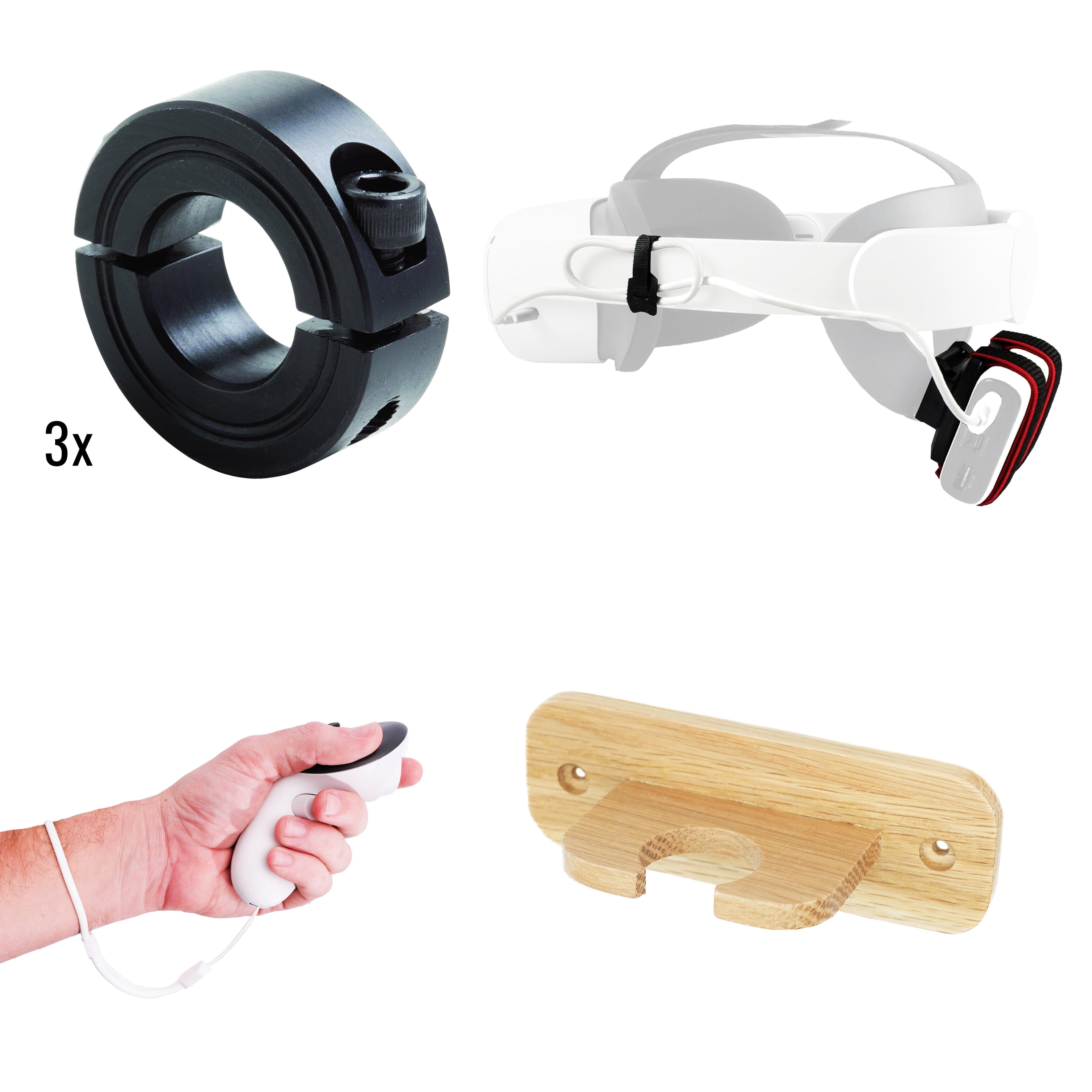 Realistic Weighted Virtual Reality Golf Club Swing Simulator Handle & Accessories