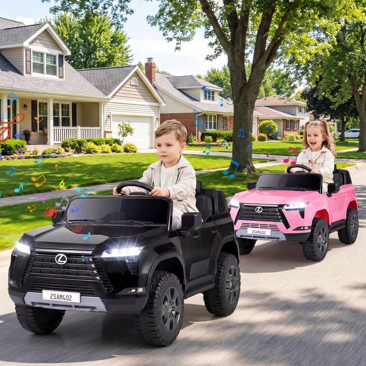 LEXUS GX550 24V 4WD Ride-On Car with Remote, Age 3+