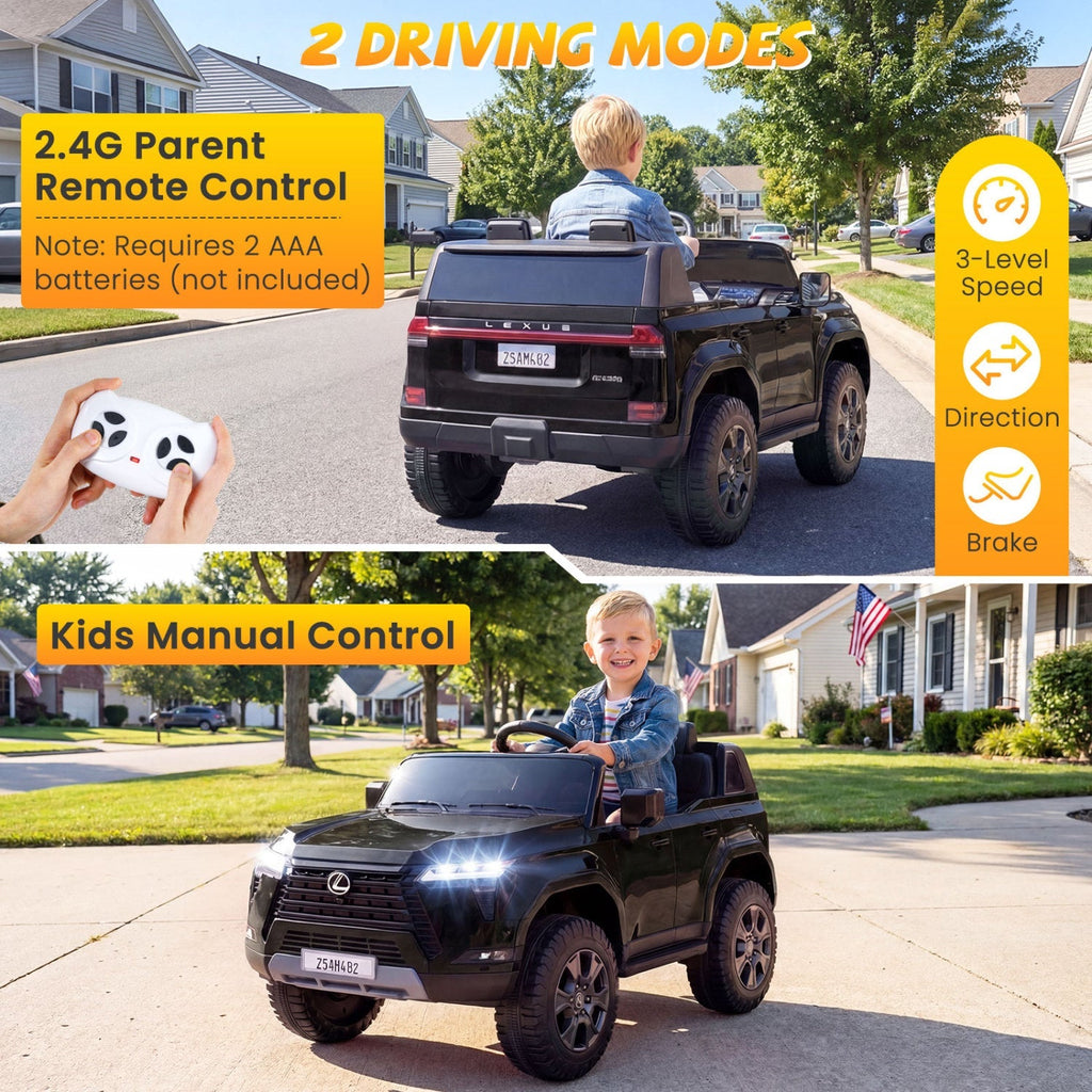 LEXUS GX550 24V 4WD Ride-On Car with Remote, Age 3+
