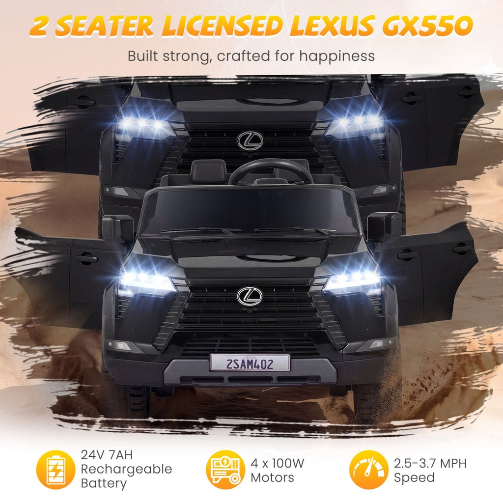 LEXUS GX550 24V 4WD Ride-On Car with Remote, Age 3+